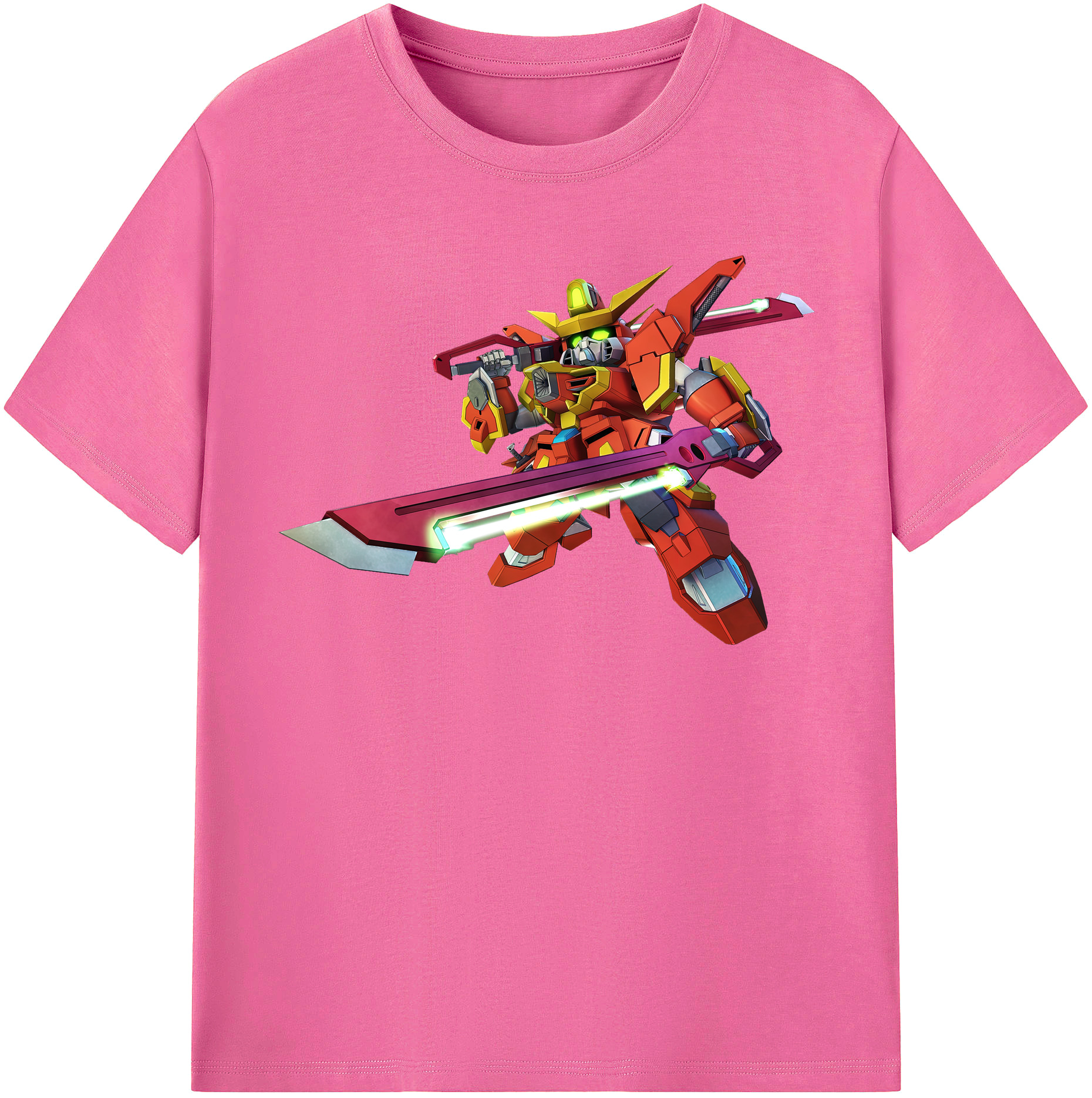 （画像用） 機動戦士ガンダム Mobile Suit Gundam レディースカジュアルプリントTシャツ（綿100％）